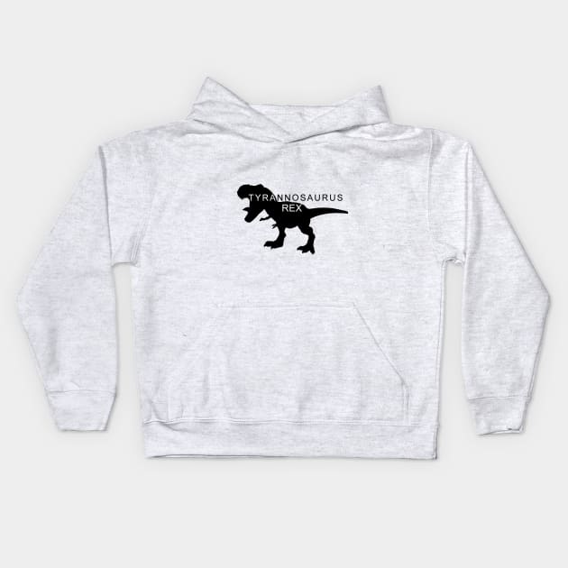 T-Rex, Tyrannosaurus Rex Kids Hoodie by RosaliArt